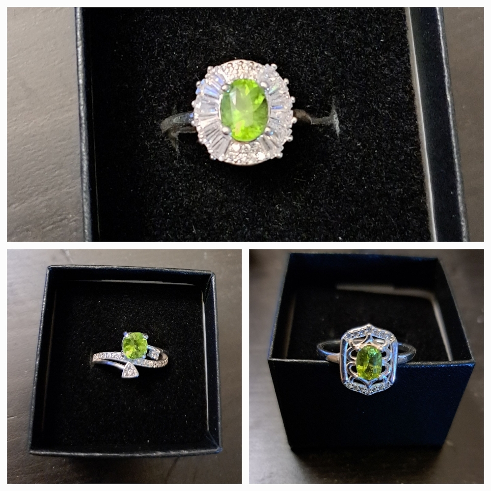 3 Peridot for $15